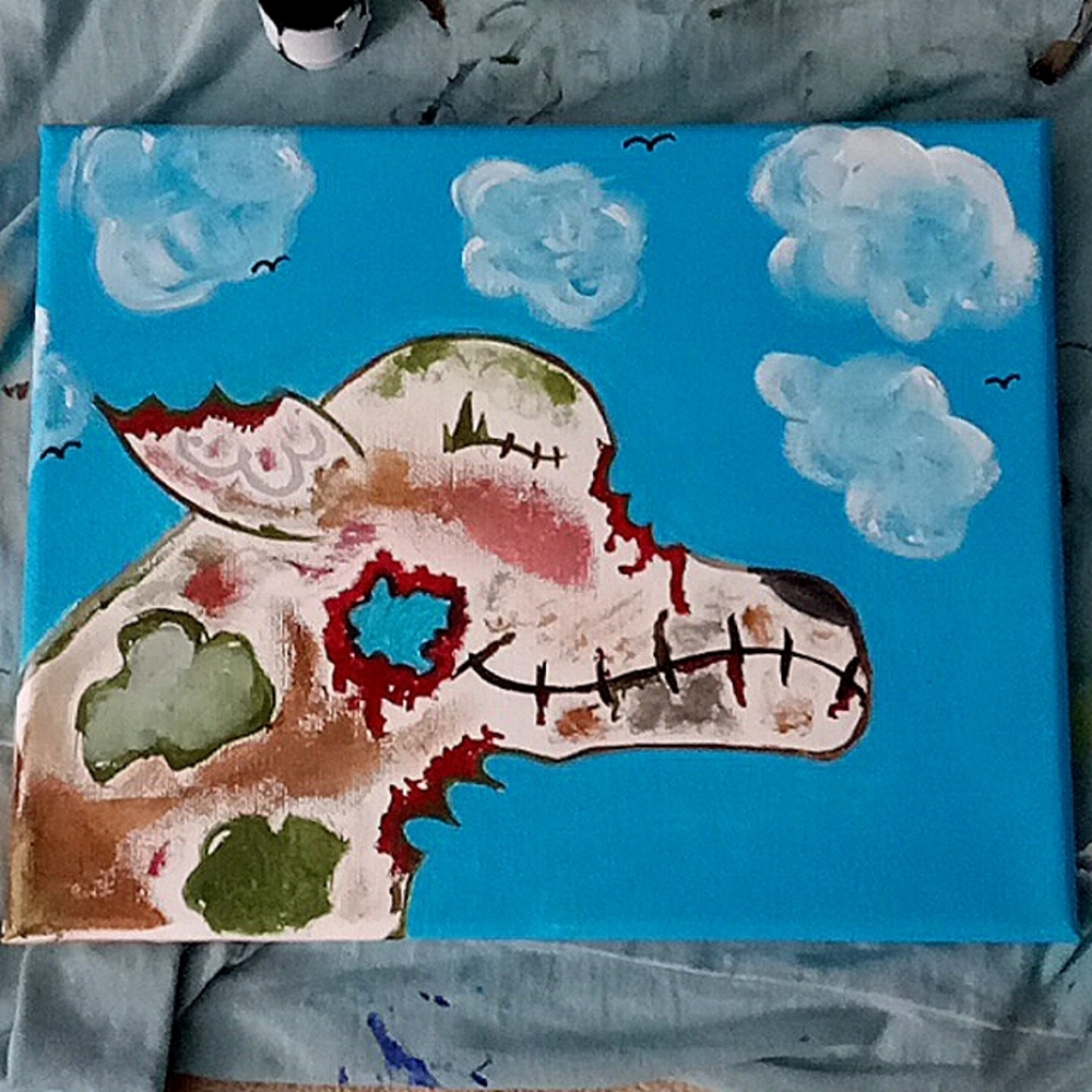 Zombie cow